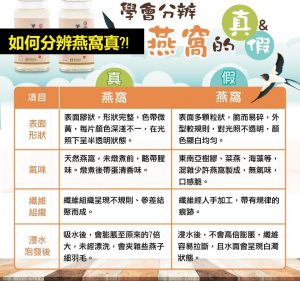 如何分别真假燕窝？